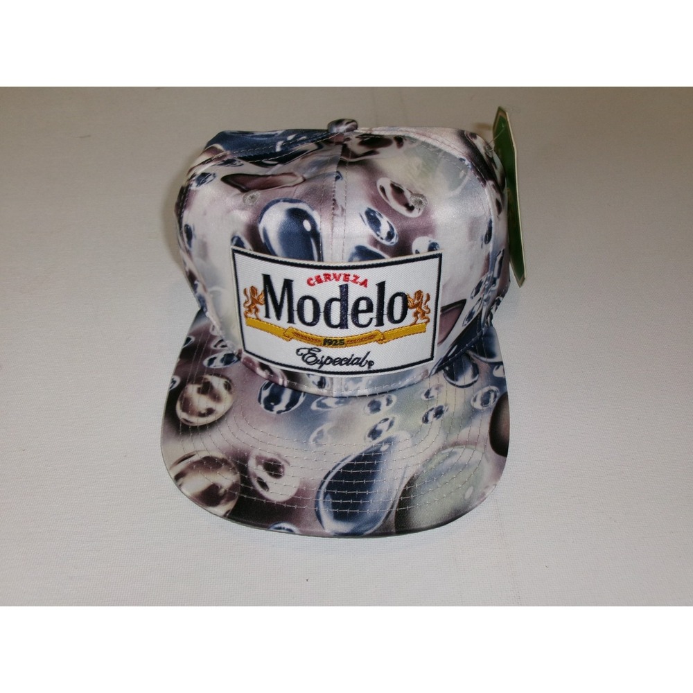 MODELO BEER LIQUID DRIP GOLF BEACH SNAPBACK Y2K 00S HAT CAP VINTAGE S4